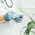wound care specialist and the patients checking the wond